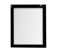 FRAMES BY POST 0.75 Inch MATT Black Picture Photo Frame 18 x 14 Inch Plastic Glass