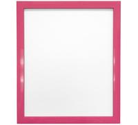 FRAMES BY POST 0.75 Inch Pink Picture Photo Frame 10 x 4 Inch Plastic Glass