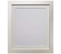 FRAMES BY POST 25 mm Wide H7 Picture Photo Frame White with Ivory Mount 16 x 12 Picture Size 12 x 10