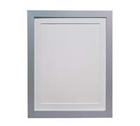 FRAMES BY POST 25 mm Wide H7 Picture Photo Frame with White Mount 36 x 24 Image Size 30 x 20 Inch (Plastic Glass)