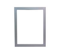 FRAMES BY POST 25mm wide H7 Silver Picture Photo Frame 20X16 (Plastic Glass)