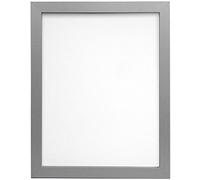 FRAMES BY POST 25mm wide H7 Silver Picture Photo Frame with White Backing Board 18"x12"