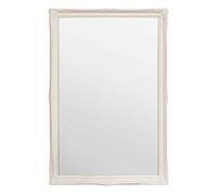 FRAMES BY POST 40" x 28" (102cmx71cm) Large White Framed Vintage Style Beautiful Design Ornate Shabby Chic Over Mantle Big Wall Mirror, 102x71