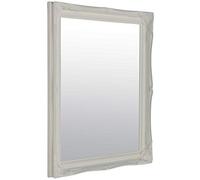 FRAMES BY POST CREAM SHABBY CHIC ANTIQUE STYLE OVERMANTLE WALL MIRROR - 20" X 24" (50cm X 60cm) OVERALL SIZE