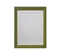 FRAMES BY POST Crown Olive Green with Ivory Mount 16 x 12 for Image Size 12 x 10 Inch