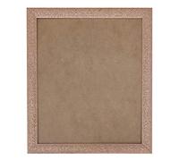 FRAMES BY POST Glitz Rose Gold Picture Photo Frame for 20 x 16 Inch Plastic Glass