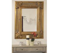 FRAMES BY POST Large Dark Gold Classic Frame Antique Design Big Mirror 4ft x 3ft2