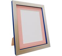 FRAMES BY POST Magnus Picture Photo Frame, Recycled Plastic, Beech/Cobalt Blue, 36 x 24-Inch, Image Size 30 x 20-Inch