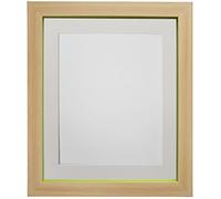 FRAMES BY POST Magnus Picture Photo Frame, Recycled Plastic, Beech/Green, 30 x 24-Inch, Image Size 24 x 18-Inch