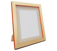 FRAMES BY POST Magnus Picture Photo Frame, Recycled Plastic, Beech/Orange, 30 x 24-Inch, Image Size 24 x 20-Inch