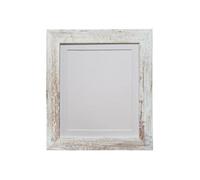 Frames By Post Metro Distressed White Frame With White Mount For Image Size 12 X 8 Inch