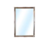 FRAMES BY POST New Large Silver Shabby Chic Style Swept Bevelled OVERMANTLE Wall Mirror 40" X 28"-Price Includes Standard DELIVERY, Wood, 102x71