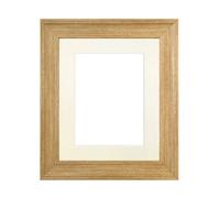 Frames By Post Scandi Oak Frame With Ivory Mount For Image Size 12 X 8 Inch