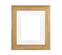 Frames By Post Scandi Oak Frame With White Mount For Image Size 12 X 8 Inch