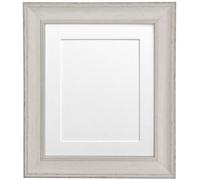 Frames By Post Scandi Pale Grey Frame With White Mount For Image Size A2