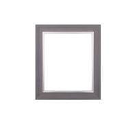 FRAMES BY POST Scandi Slate Grey Picture Photo Frame 20 x 20 inch (Plastic Glass)