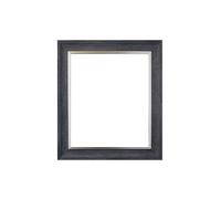 FRAMES BY POST Scandi Vintage Charcoal Grey Picture Photo Frame 36 x 24 inch (Plastic Glass)