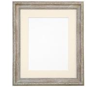 Frames By Post Shabby Chic Distressed Wood With Ivory Mount For Image Size 40 X 30 Cm