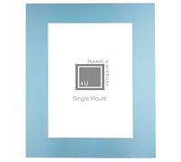 FRAMES BY POST Single Light Blue Mount A2 Pic Size A3