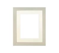 FRAMES BY POST Studio Natural White Ash Picture Photo Frame with Ivory Mount 36 x 24 for Image Size 30 x 20 Inch
