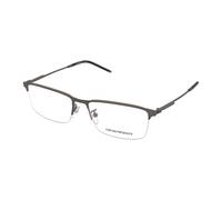 Emporio Armani Man EA1168D 3003 Optical frames Metal Grey Transparent Squared Normal