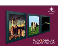Art Vinyl Play and Display Record Flip Frame Triple Pack Black