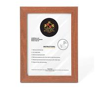 Frames Handmade Photo Picture Wall Art Hanging Home Decor Photo Hand Draw Pictures (WALNUT, 90 x 60 cm)