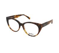 Max Mara MM5161 056 Woman Optical frames Acetate Havana Round Normal