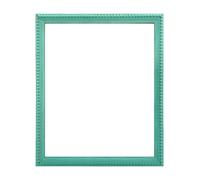 Frames & Mirrors 4U Crown Bobbin Wooden Picture Frame 8x8 Inch in Turquoise Frames & Mirrors 4U Turquoise