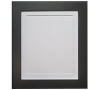Frames & Mirrors 4U Metro Black Frame with White Mount 45 x 30CM Image Size 14 x 8 Inch | Size: 45 x 30 cm Frames & Mirrors 4U Black 45 x 30 cm