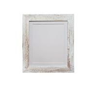 Frames & Mirrors 4U Metro Distressed White Frame with White Mount for Image Size 40 x 30 CM Frames & Mirrors 4U White 40 x 30 CM