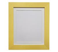 Frames & Mirrors 4U Metro Gold Frame with Ivory Mount for Image Size 4.5 x 2.5 Inch Frames & Mirrors 4U Gold