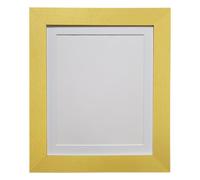 Frames & Mirrors 4U Metro Gold Frame with White Mount for Image Size 45 x 30 CM Frames & Mirrors 4U Gold 45 x 30 CM