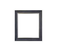 Frames & Mirrors 4U Scandi Distressed Wood Photo Frame 70 x 50 CM in Charcoal Frames & Mirrors 4U Charcoal 70 x 50 CM