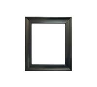 Frames & Mirrors 4U Scandi Limed White Picture Photo Frame A4 in True Black Frames & Mirrors 4U True Black