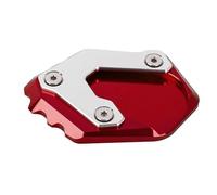 Frames Motorcycle Aluminum Foot Side Extension Pad Anti-slip Stand For BMW R1200GS LC 2013-2018 Kickstand Support Plate Fittings(RED)