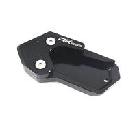 Frames Motorcycle Kickstand Extension Pad Foot Side Stand Pad Support Plate Pad replacement For KYMCO AK550 AK550 2017-2023 Fittings(BLACK)