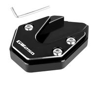 Frames Motorcycle Side Stand Pad Aluminum Alloy Foot Support Accessories For SUZUKI GW250 GSX250R DL250 Kickstand Plate Fittings(BLACK2)
