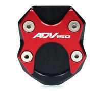 Frames Motorcycle Side Stand Pad For ADV150 X-ADV150 2019-2023 2022 CNC Aluminum Kickstand Foot Extension Support Plate Fittings(RED)