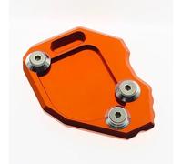 Frames Motorcycle Side Stand Pad For BMW F800GS 2008-2017 Aluminum CNC Kickstand Foot Extension Support Plate Enlarge Fittings(Orange)