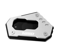 Frames Motorcycle Side Stand Pad For BMW R1250GS Adventure Rallye Kickstand Extension Foot Side Kick Enlarger Plate Pad Fittings(Silver)