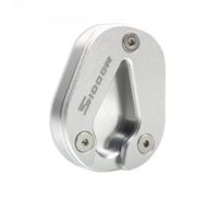 Frames Motorcycle Side Stand Pad For BMW S1000R 2021 2022-2023 CNC Aluminum Kickstand Foot Extension Support Plate Enlarge Fittings(Silver)