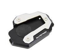 Frames Motorcycle Side Stand Pad For Ducati Multistrada 1200 CNC Aluminum Kickstand Extender 3 Color Foot Extension Support Fittings(BLACK)