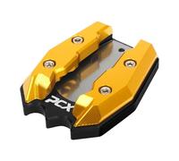 Frames Motorcycle Side Stand Pad For PCX160 CNC Aluminum Kickstand Foot Side Stand Extension Pad Support Plate Enlarge Fittings(Gold)
