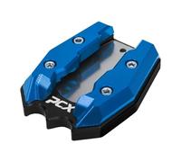 Frames Motorcycle Side Stand Pad For PCX160 CNC Aluminum Kickstand Foot Side Stand Extension Pad Support Plate Enlarge Fittings(BLUE)