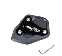 Frames Motorcycle Side Stand Pad For Rebel CMCMX1100 2021-2024 Aluminum Kickstand Foot Enlarge Extension Support Plate Fittings(Titanium)