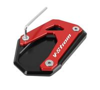 Frames Motorcycle Side Stand Pad For Suzuki Vstrom 800DE V-strom 800 DE 1050 XT Foot Side Stand Sidestand Extension Support Pad Fittings(RED)