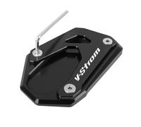 Frames Motorcycle Side Stand Pad For Suzuki Vstrom 800DE V-strom 800 DE 1050 XT Foot Side Stand Sidestand Extension Support Pad Fittings(BLACK)