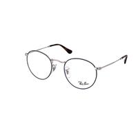Ray - Ban RX3447V ROUND METAL 2970 Unisex Optical frames Metal Blue Transparent Round Normal