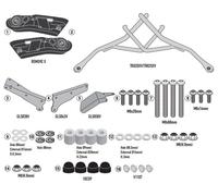 Frames Side Quick Release, GIVI tr1188 for Bags Soft, Honda x-Adv 750